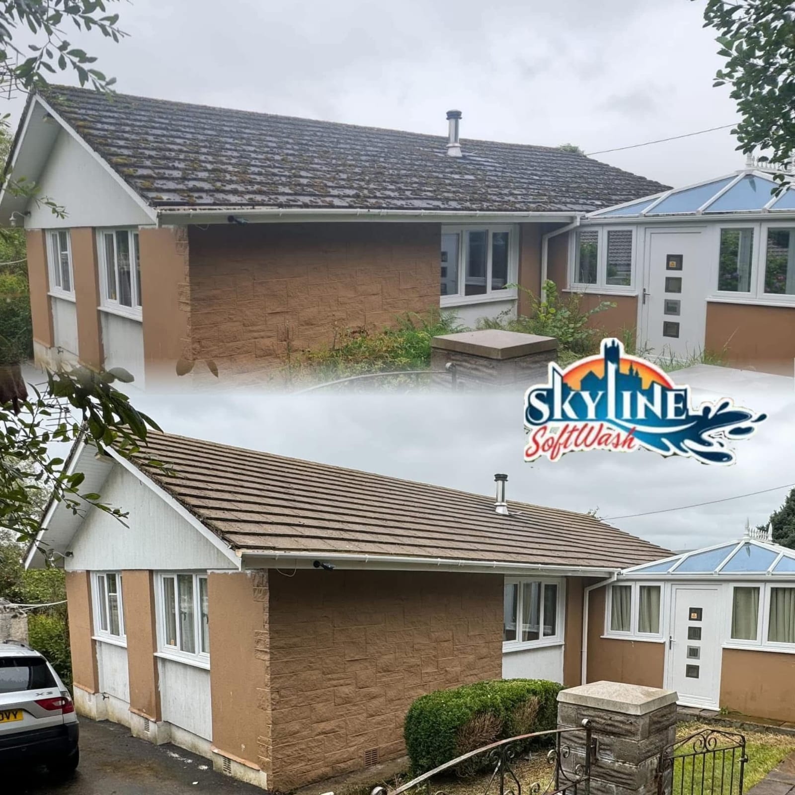 Roof cleaning transformation 5